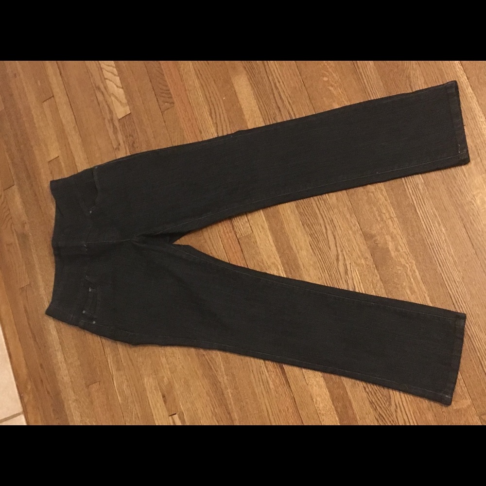 Dark denim stretch pant